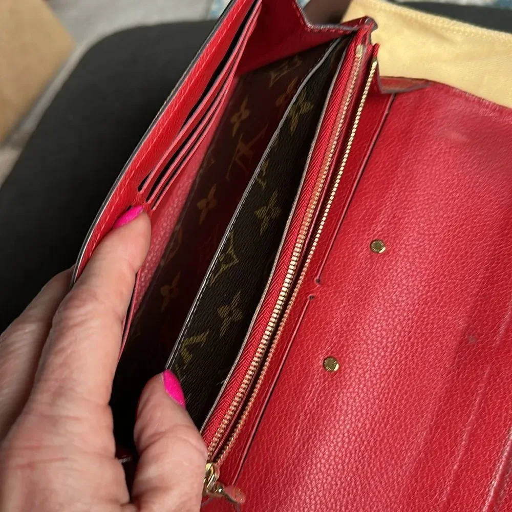 Louis Vuitton Pallas Wallet. Box Dust Bag with COA! FLASH SALE - Picture 6 of 16